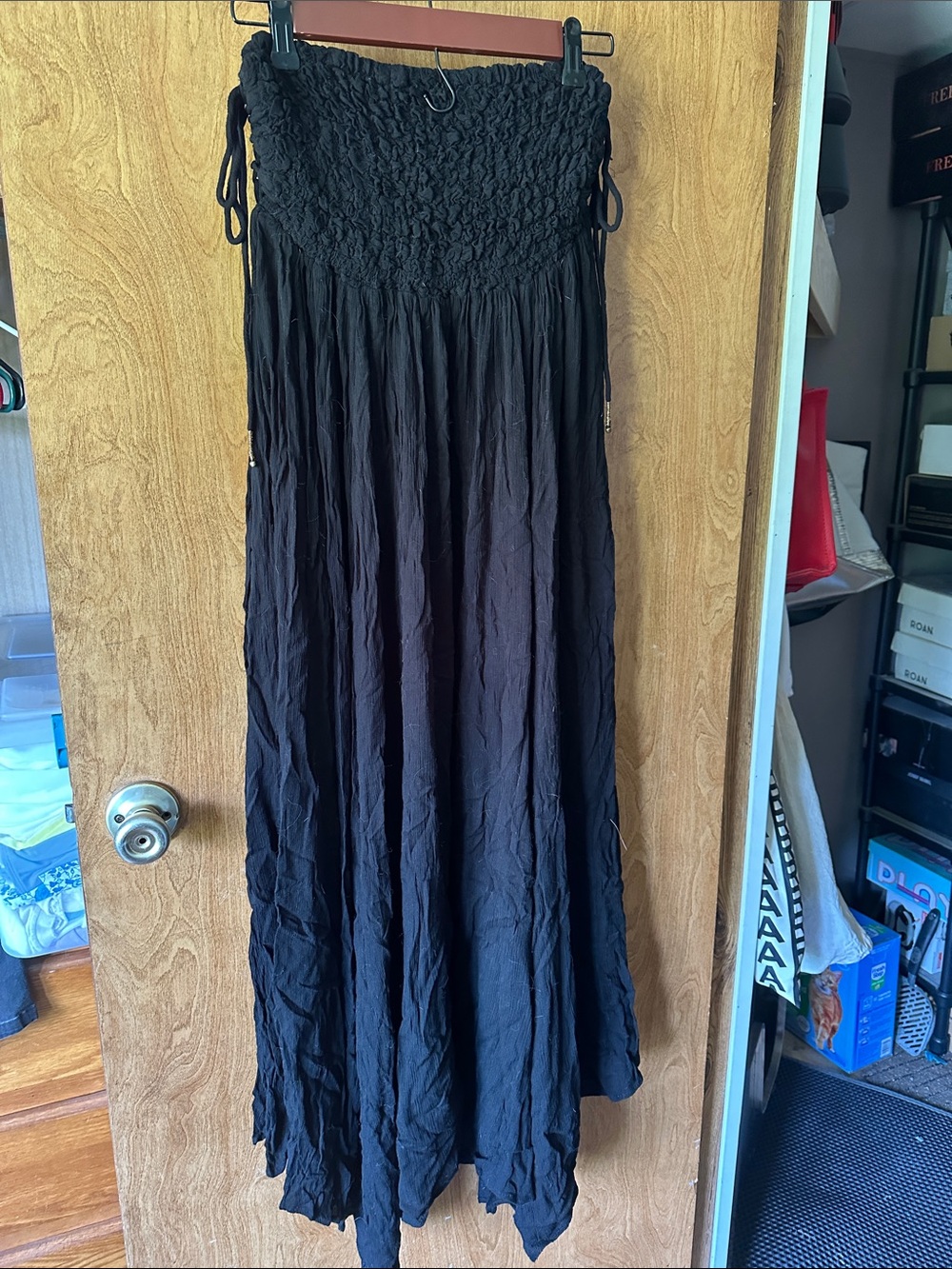 Free People Black strapless, maxi dress - Picture 1 of 5